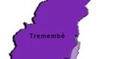 Kort over Jaçanã-Tremembé sub-præfekturet