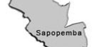 Kort over Sapopembra sub-præfekturet