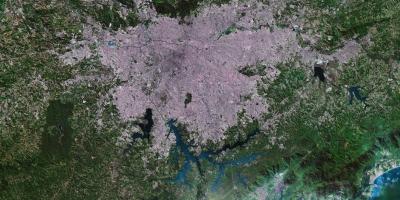 Kort over São Paulo satellit