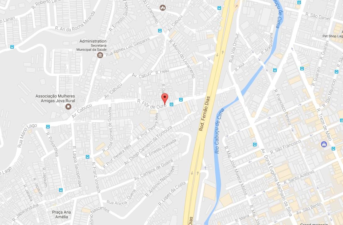 Kort over Jaçanã São Paulo