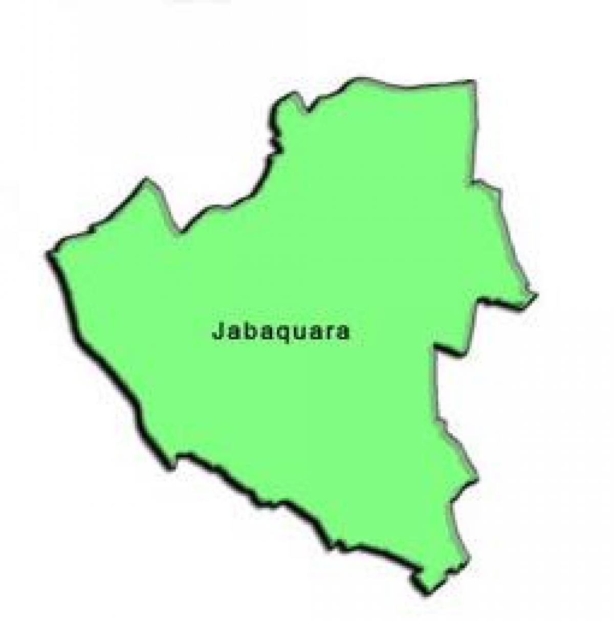 Kort over Jabaquara sub-præfekturet