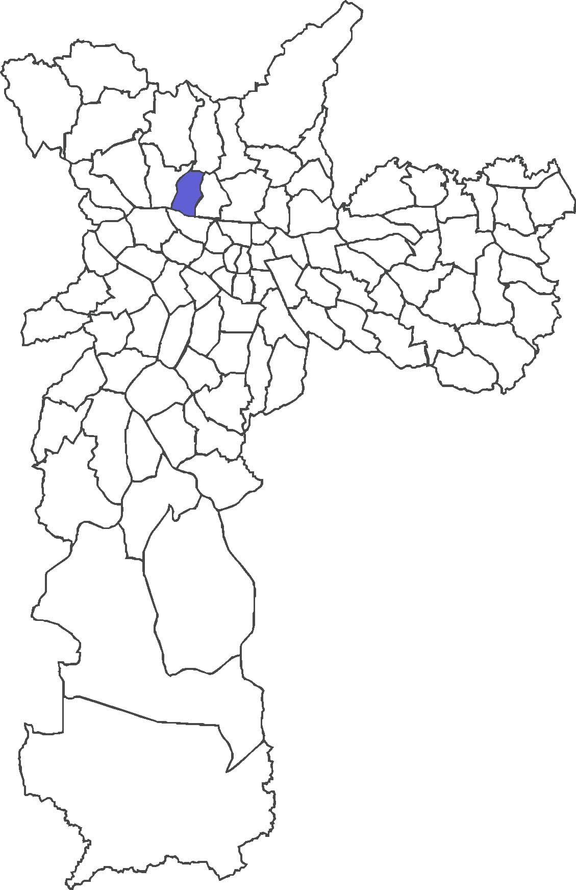 Kort over Limão kvarter