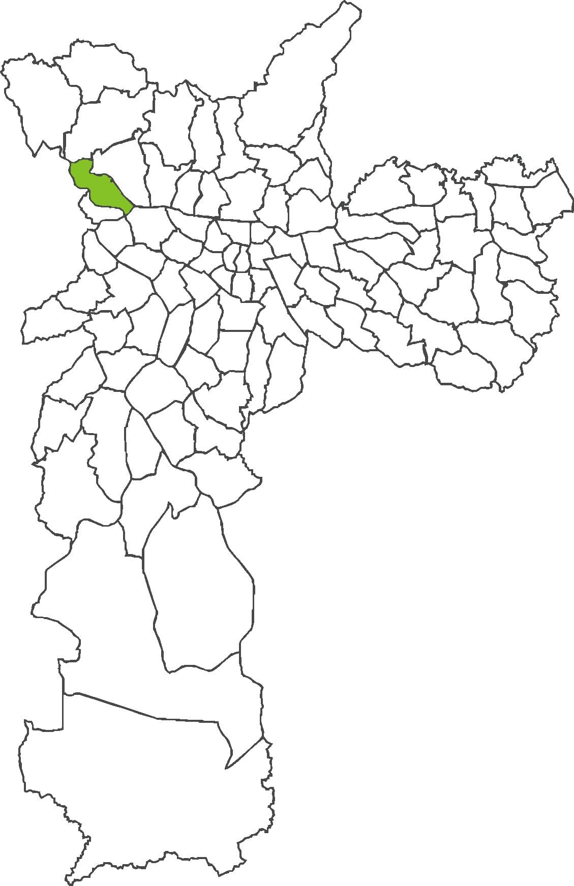 Kort over São Domingos-kvarter