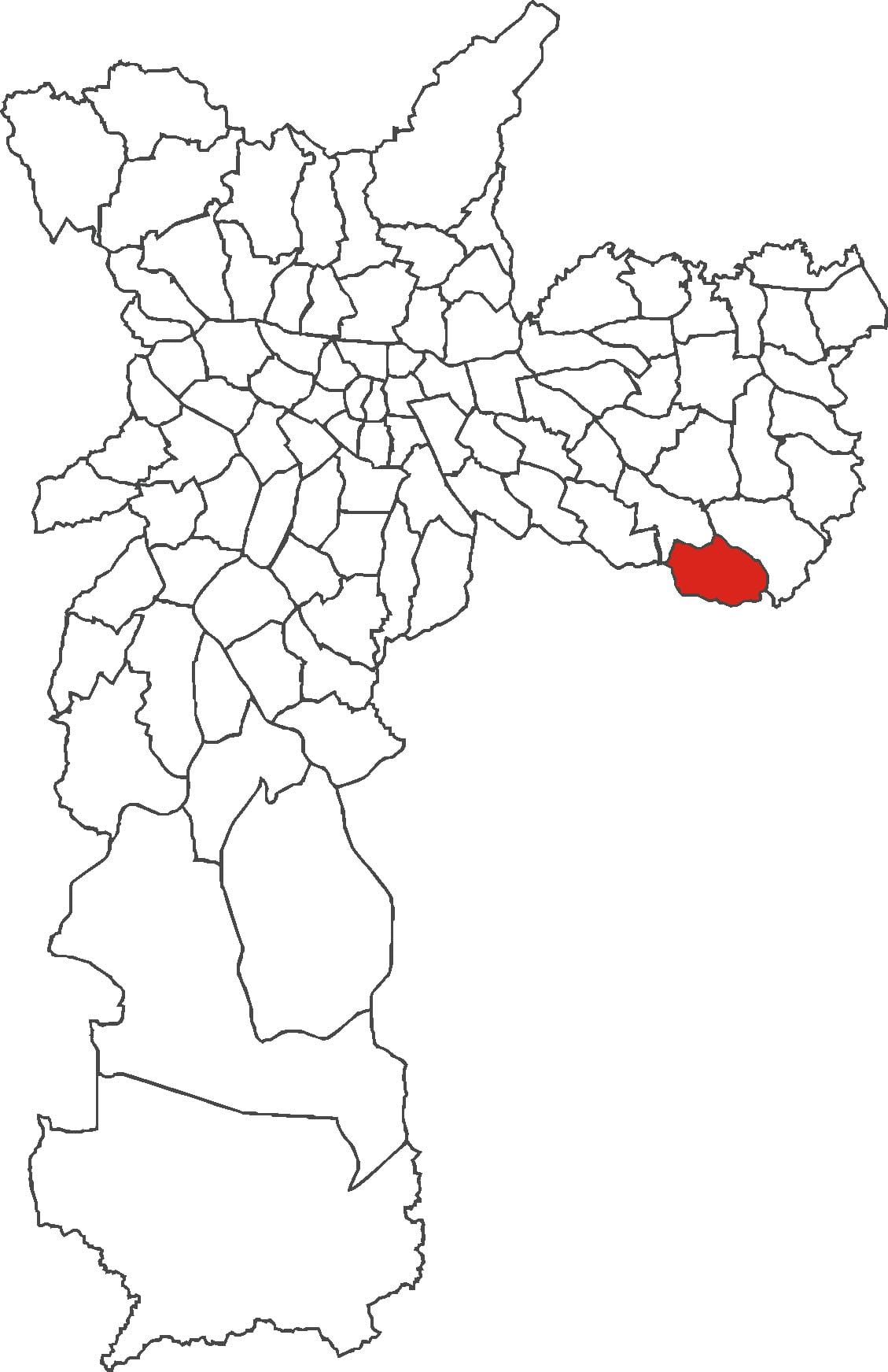 Kort over São Rafael-kvarter