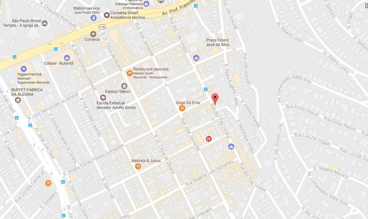 Kort over Socorro São Paulo