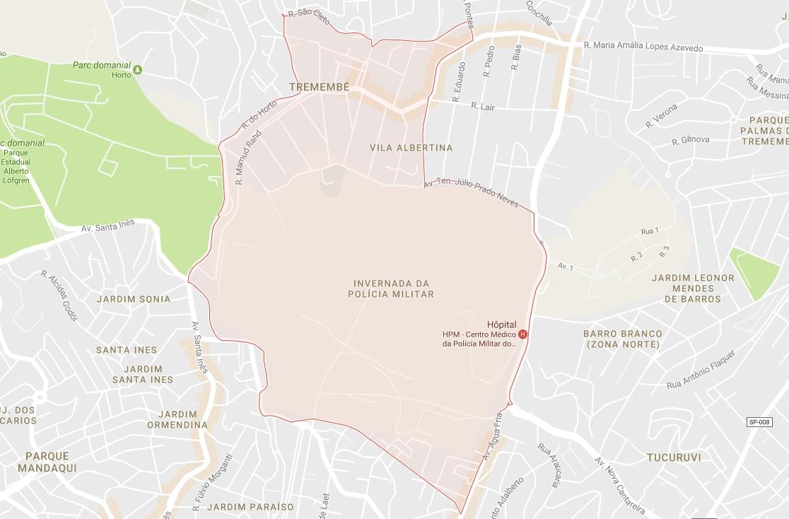 Kort over Tremembé São Paulo