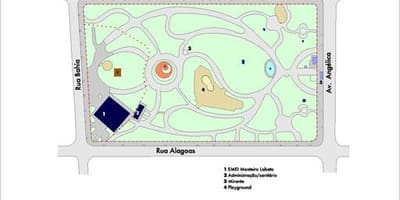 Kort over Buenos Aires São Paulo park