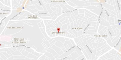 Kort over Cachoeirinha São Paulo