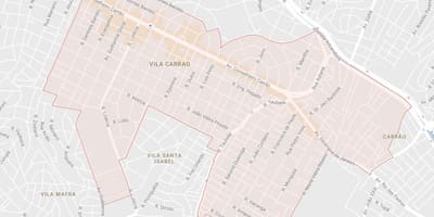 Kort over Carrão São Paulo
