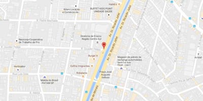 Kort over Cursino São Paulo