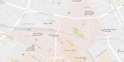 Kort Barra Funda São Paulo