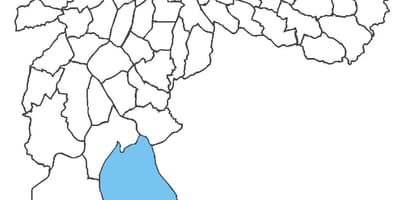 Kort over Grajaú kvarter
