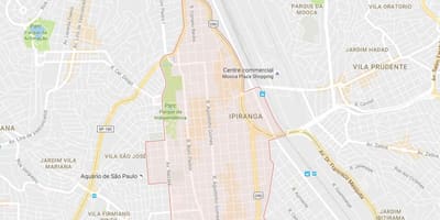 Kort over Ipiranga São Paulo