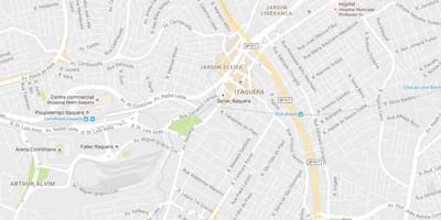 Kort over Itaquera São Paulo