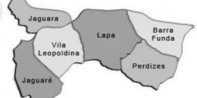 Kort Lapa sub-præfekturet