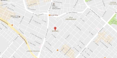 Kort over Moema-São Paulo