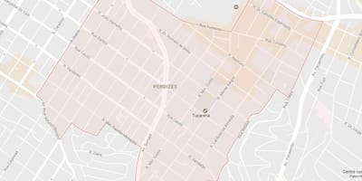 Kort over Perdizes São Paulo