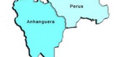 Kort over Perus sub-præfekturet