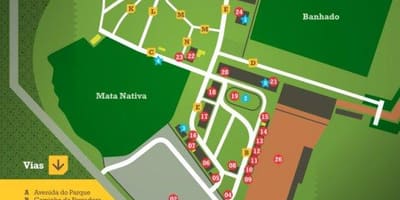 Kort over Rodeio São Paulo park
