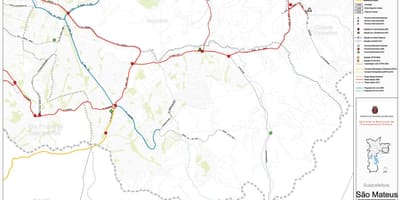 Kort over São Mateus São Paulo - Offentlig transport