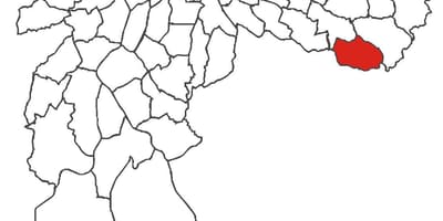 Kort over São Rafael-kvarter
