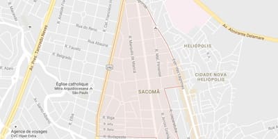 Kort over Sacomã São Paulo