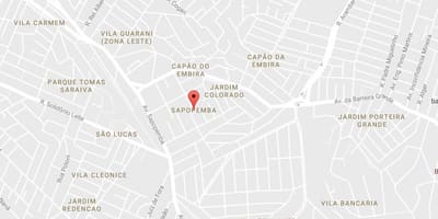 Kort over Sapopemba São Paulo