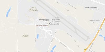 Kort over VCP - Campinas lufthavn