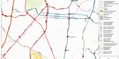 Kort Vila Mariana São Paulo - Offentlig transport