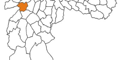Kort Vila Sônia kvarter